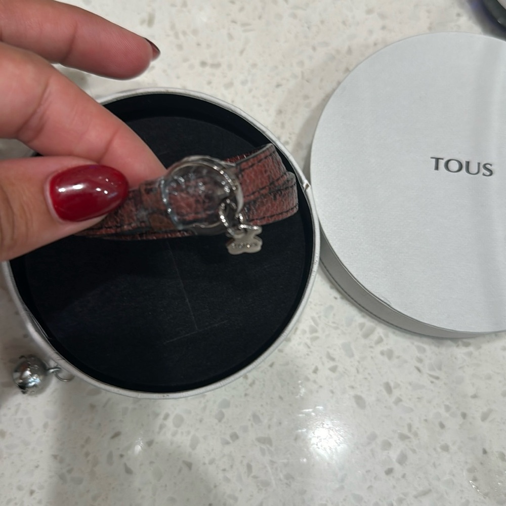 Tous bracelet leather new
